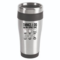 Things I Do In My Spare Time Bunny Rabbit 16oz Travel Tumbler