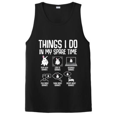 Things I Do In My Spare Time Bunny Rabbit PosiCharge Competitor Tank