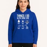 Things I Do In My Spare Time Bunny Rabbit Hoodie