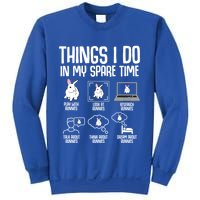 Things I Do In My Spare Time Bunny Rabbit Sweatshirt