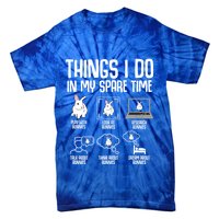 Things I Do In My Spare Time Bunny Rabbit Tie-Dye T-Shirt