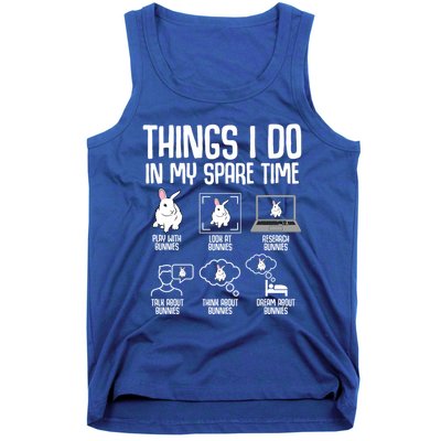 Things I Do In My Spare Time Bunny Rabbit Tank Top