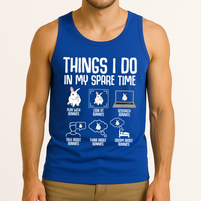 Things I Do In My Spare Time Bunny Rabbit Tank Top