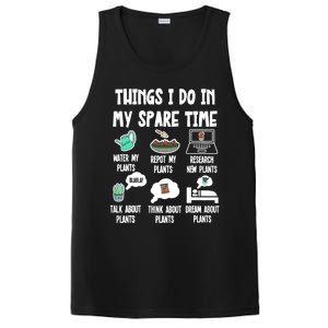 Things I Do In My Spare Time Funny Plant Lover, Gardening PosiCharge Competitor Tank