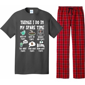 Things I Do In My Spare Time Funny Plant Lover, Gardening Pajama Set