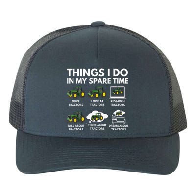 Things I Do In My Spare Time Farmer Farming Gift Yupoong Adult 5-Panel Trucker Hat