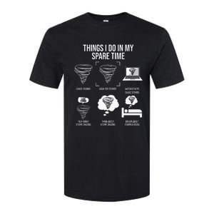 Things I Do In My Spare Time Tornado Storm Chaser Softstyle CVC T-Shirt