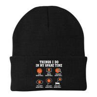 Things I Do In My Spare TIme Funny Basketball Lover Beanie