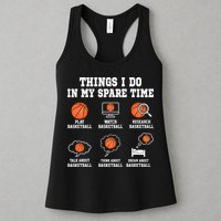 Things I Do In My Spare TIme Funny Basketball Lover Womens Tank Top