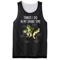 Things I Do In My Spare Time Go Fishing Buy Fishing Lovers Mesh Reversible Basketball Jersey Tank