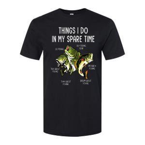 Things I Do In My Spare Time Go Fishing Buy Fishing Lovers Softstyle CVC T-Shirt