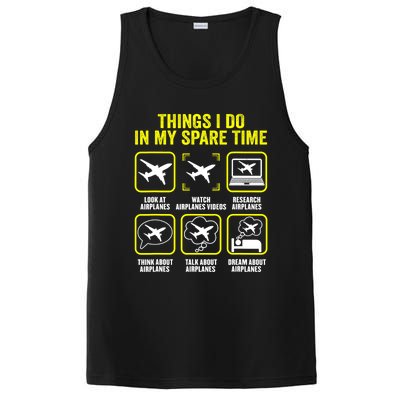 Things I Do In My Spare Time Airplanes Aviation Pilot PosiCharge Competitor Tank