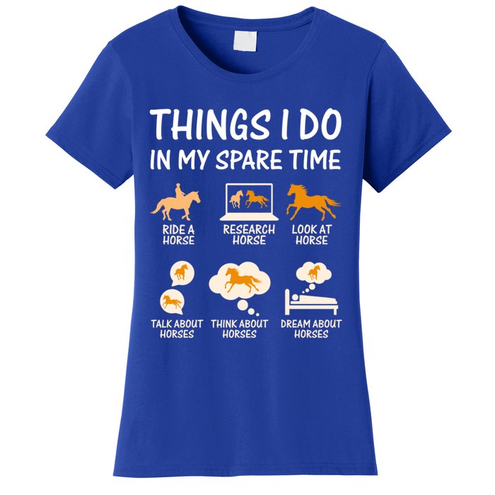 Things I Do In My Spare Time Horse Women's T-Shirt