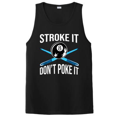 Troke It Dont Poke It Funny Billard 8ball Gift PosiCharge Competitor Tank