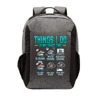 Things I Do In My Spare Time Cruising funny Cruise Vector Backpack