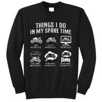 Things I Do In My Spare Time Biker Motorcycle Rider Riding Sweatshirt