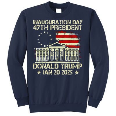 Trump Inauguration Day 2025 47th Usa President White House Sweatshirt