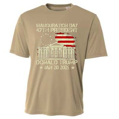 Trump Inauguration Day 2025 47th Usa President White House Cooling Performance Crew T-Shirt