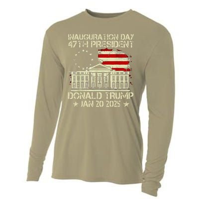 Trump Inauguration Day 2025 47th Usa President White House Cooling Performance Long Sleeve Crew