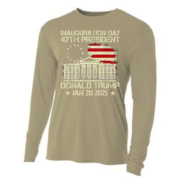 Trump Inauguration Day 2025 47th Usa President White House Cooling Performance Long Sleeve Crew