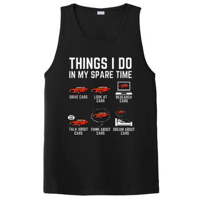 Things I Do In My Spare Time Funny Car Enthusiast PosiCharge Competitor Tank