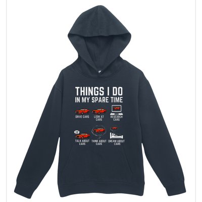 Things I Do In My Spare Time Funny Car Enthusiast Urban Pullover Hoodie