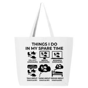 Things I Do In My Spare Time Dinosaurs 25L Jumbo Tote