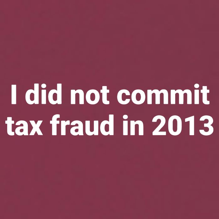 Tax I Did Not Commit Tax Fraud In Funny Joke For Dad 16oz Travel Tumbler