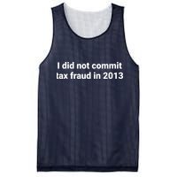 Tax I Did Not Commit Tax Fraud In Funny Joke For Dad Mesh Reversible Basketball Jersey Tank