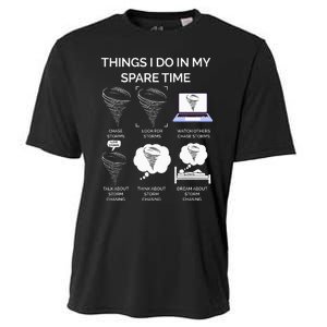 Things I Do In My Spare Time Tornado Cooling Performance Crew T-Shirt