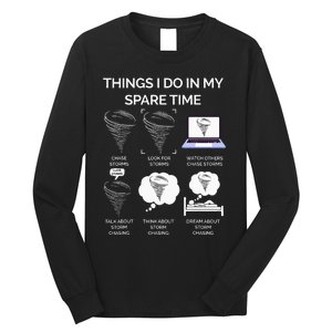 Things I Do In My Spare Time Tornado Long Sleeve Shirt