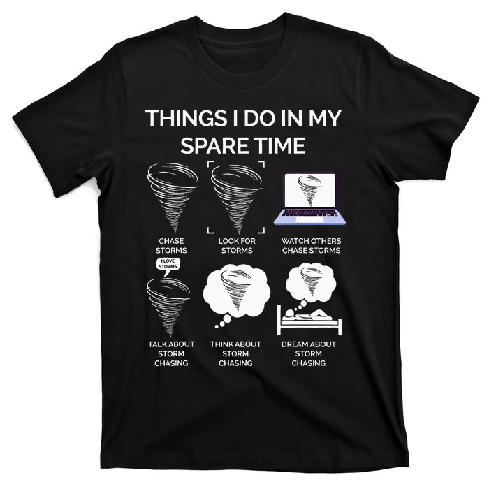 Things I Do In My Spare Time Tornado T-Shirt