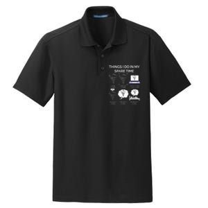 Things I Do In My Spare Time Tornado Dry Zone Grid Polo