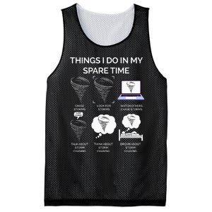 Things I Do In My Spare Time Tornado Mesh Reversible Basketball Jersey Tank