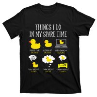 Things I Do In My Spare Time Ducks Love Cute Duck Mom Dad T-Shirt