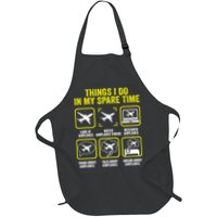 Things I Do In My Spare Time Airplanes Aviation Pilot Apron