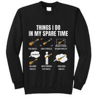 Things I Do In My Spare Time Ukulele Player Sweatshirt