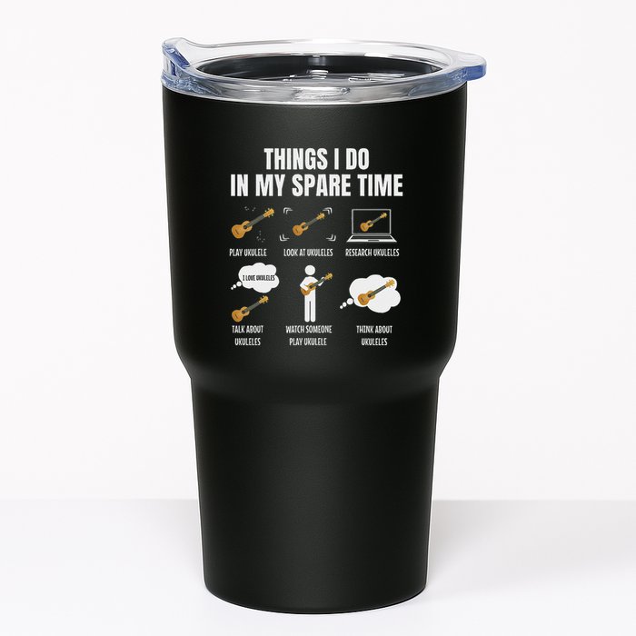 Things I Do In My Spare Time Ukulele Player Tumbler