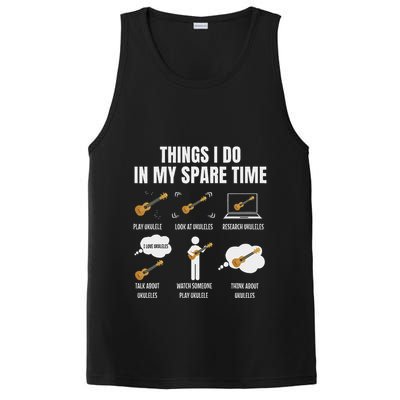 Things I Do In My Spare Time Ukulele Player PosiCharge Competitor Tank
