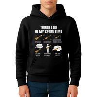 Things I Do In My Spare Time Ukulele Player Kids Hoodie