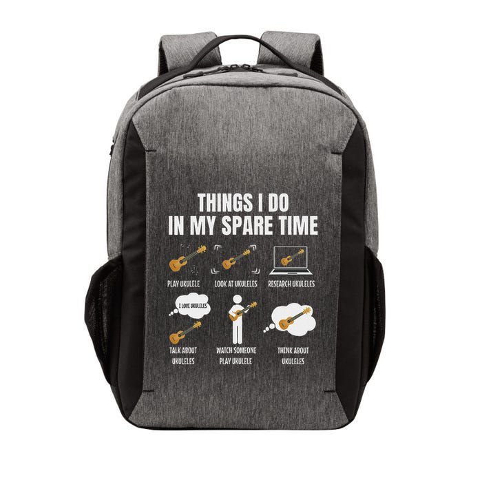 Things I Do In My Spare Time Ukulele Player Vector Backpack
