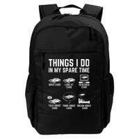 Things I Do In My Spare Time Funny Car Guy Car Enthusiast Backpack