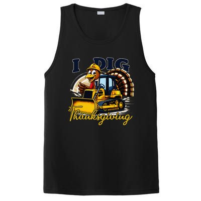 Turkey I Dig Thanksgiving Bulldozer Little Thanksgiving PosiCharge Competitor Tank