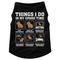 Things I Do In My Spare Time Capybara Funny Capybaras Rodent  Doggie Tank