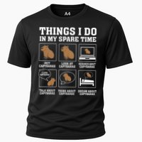Things I Do In My Spare Time Capybara Funny Capybaras Rodent  Performance Shirt