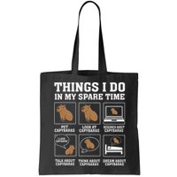 Things I Do In My Spare Time Capybara Funny Capybaras Rodent  Bag