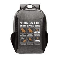 Things I Do In My Spare Time Capybara Funny Capybaras Rodent  Vector Backpack