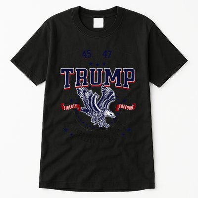 Trump Inauguration Day January 2025 Eagle Gift Tall T-Shirt