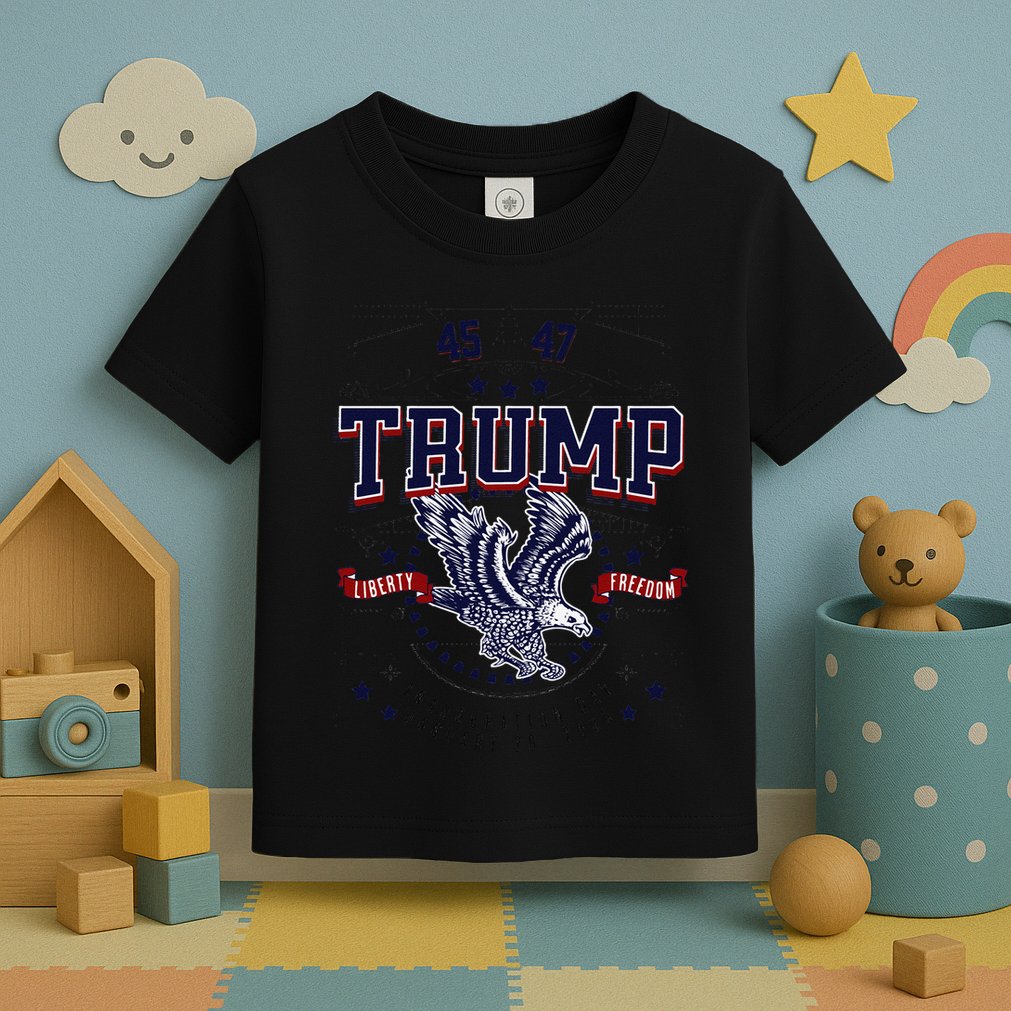 Trump Inauguration Day January 2025 Eagle Gift Toddler T-Shirt