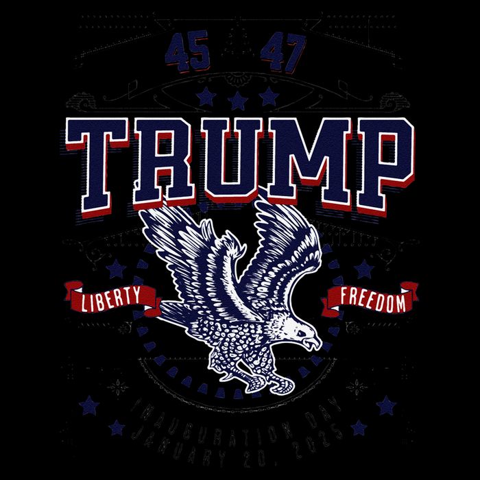 Trump Inauguration Day January 2025 Eagle Gift Zip Tote Bag